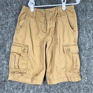 Lucky Brand Shorts Boys 10 Brown‎ Cargo Adjustable Waist Play Casual Bottoms